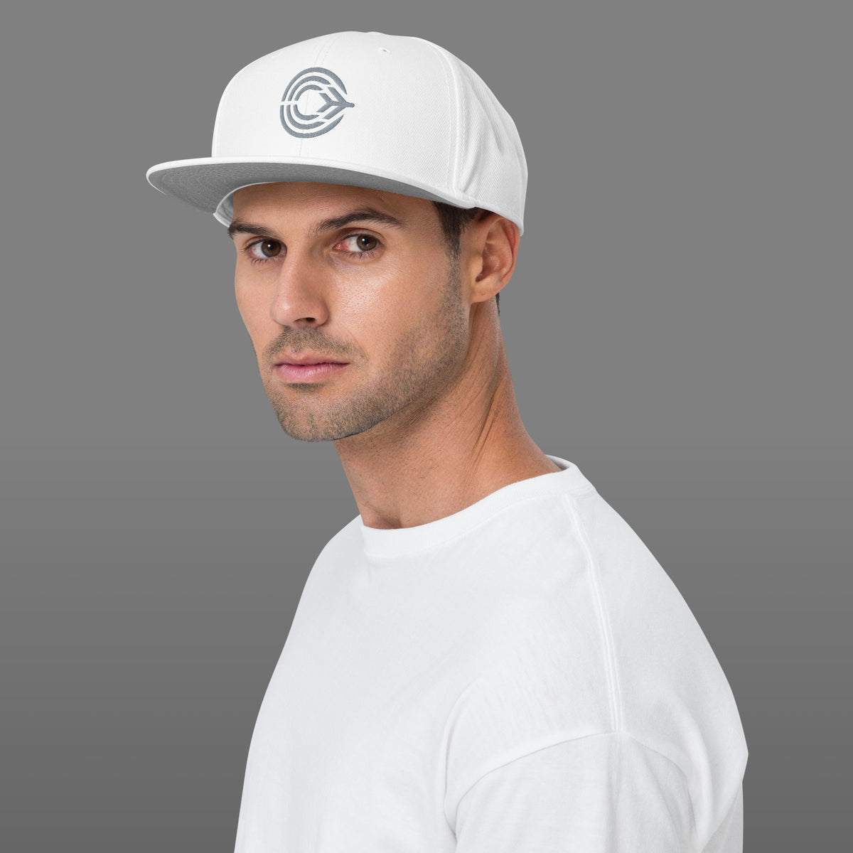 Flight Pattern Arctic White Snapback Hat