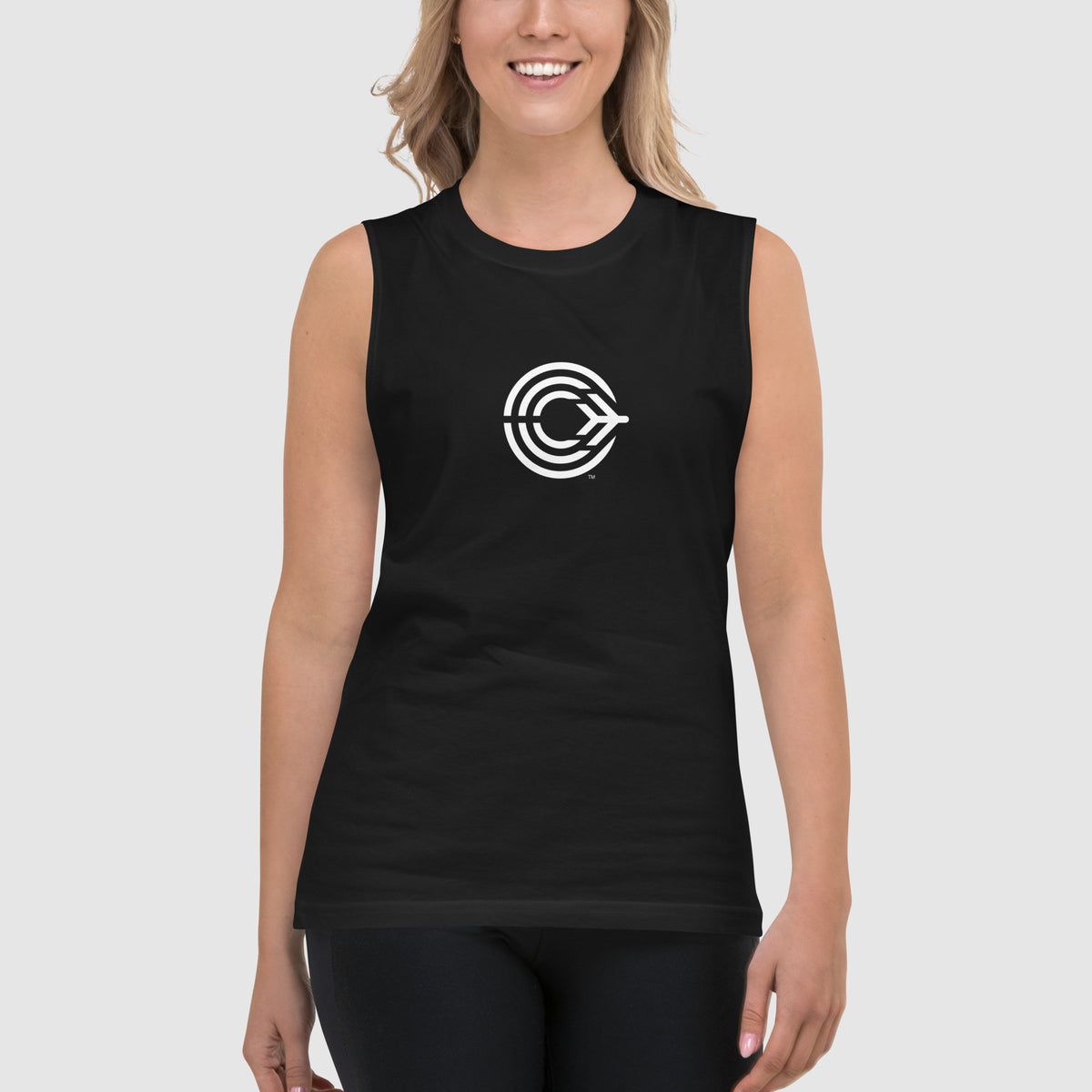 Flight Pattern Black Muscle Shirt