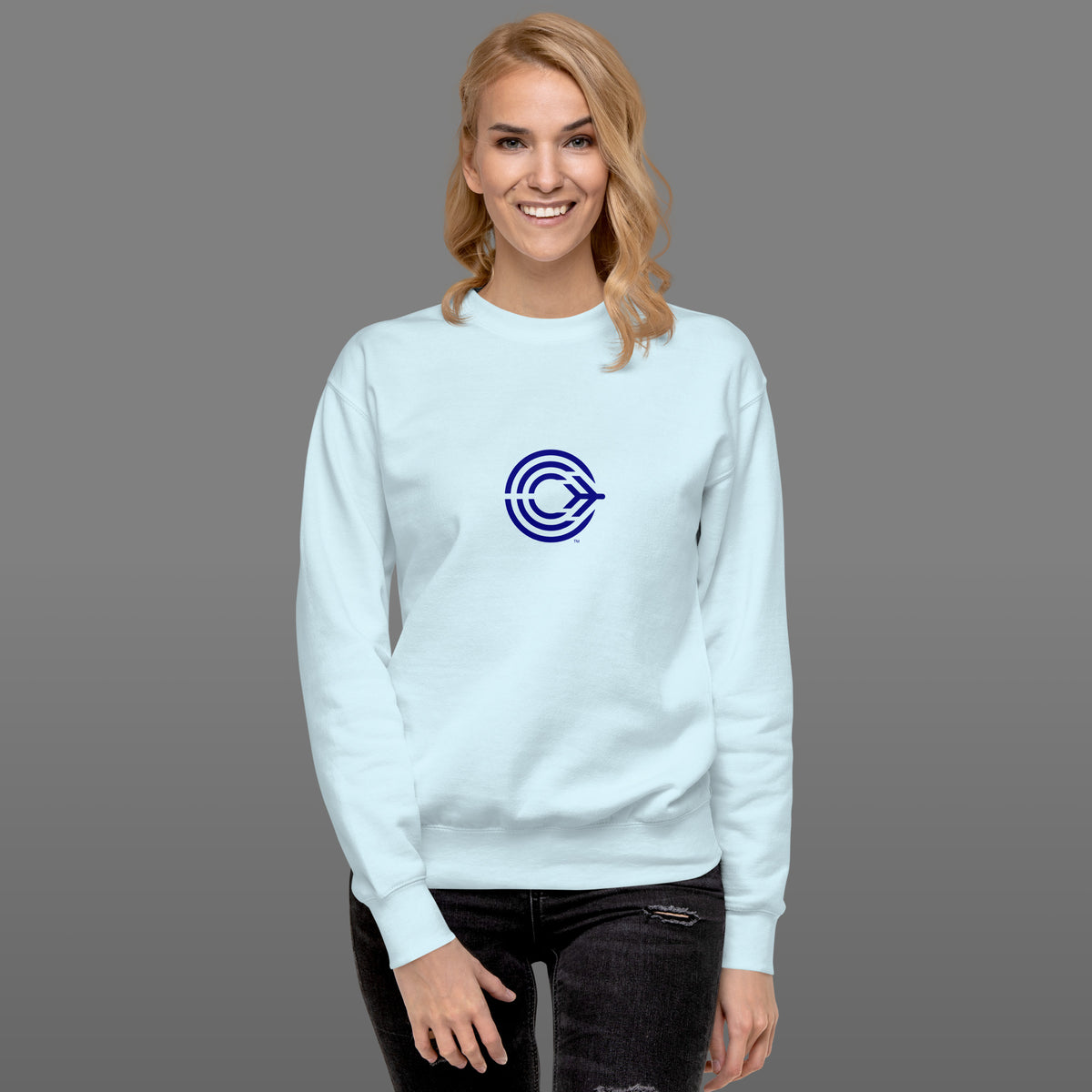 Flight Pattern Premium Sweatshirt for Women