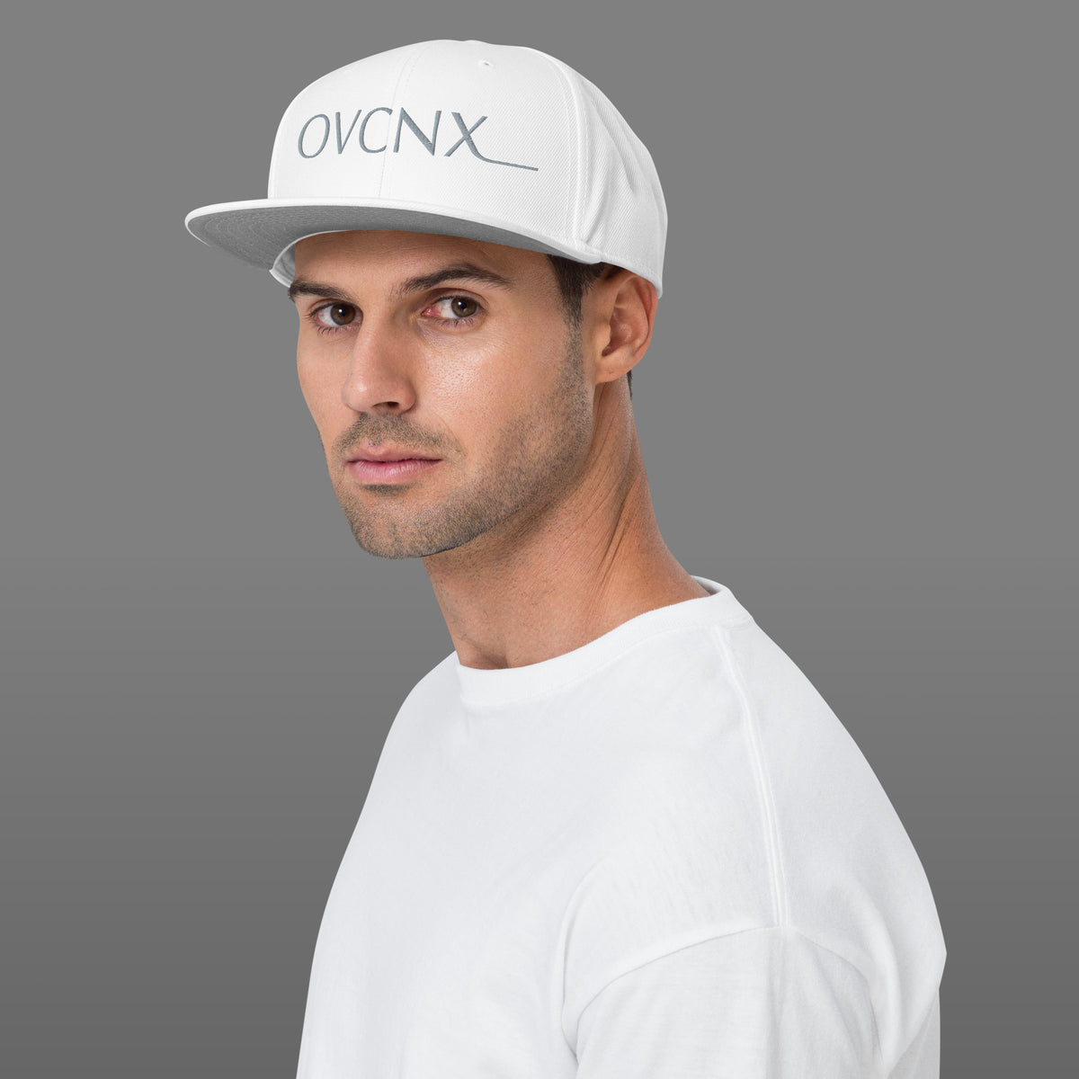 OVCNX Arctic White Snapback Hat