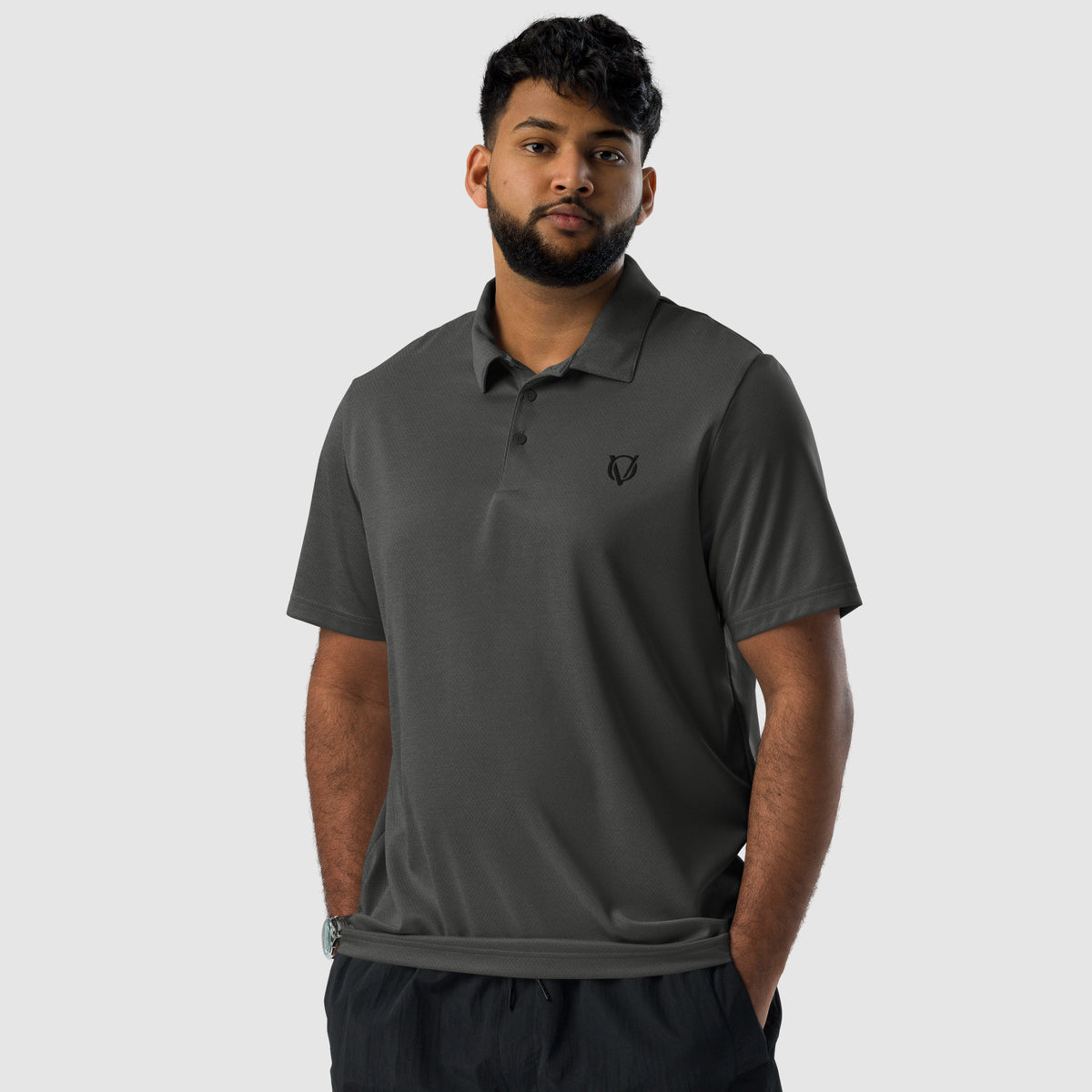 OV Insignia Adidas Space-dyed Polo Shirt