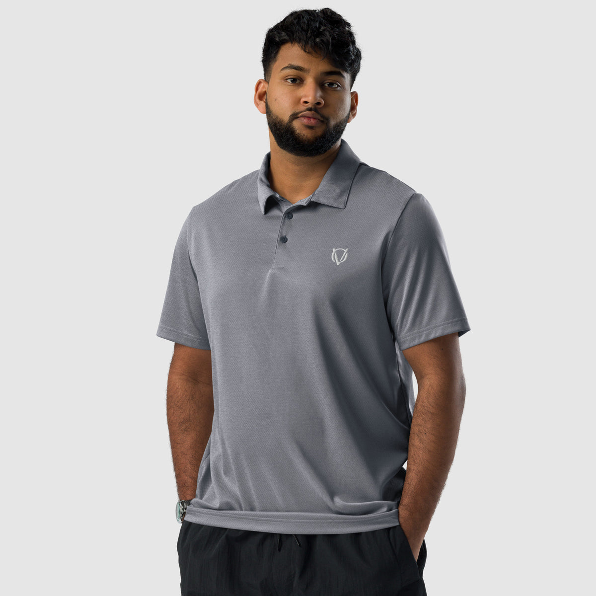 OV Insignia Adidas Space-dyed Polo Shirt