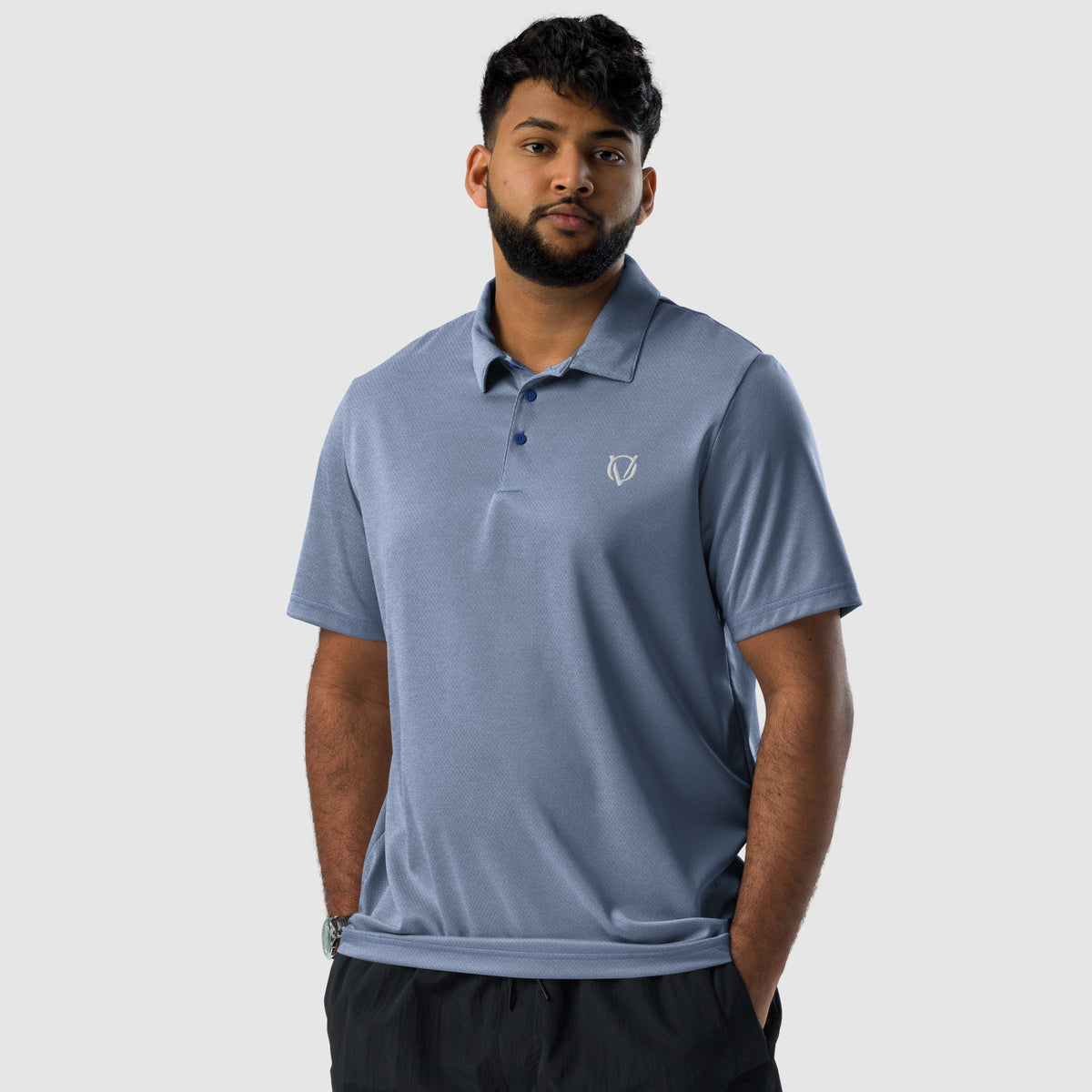 OV Insignia Adidas Space-dyed Polo Shirt