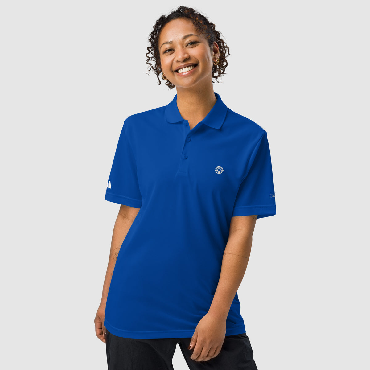Flight Pattern Adidas Sport Polo Shirt