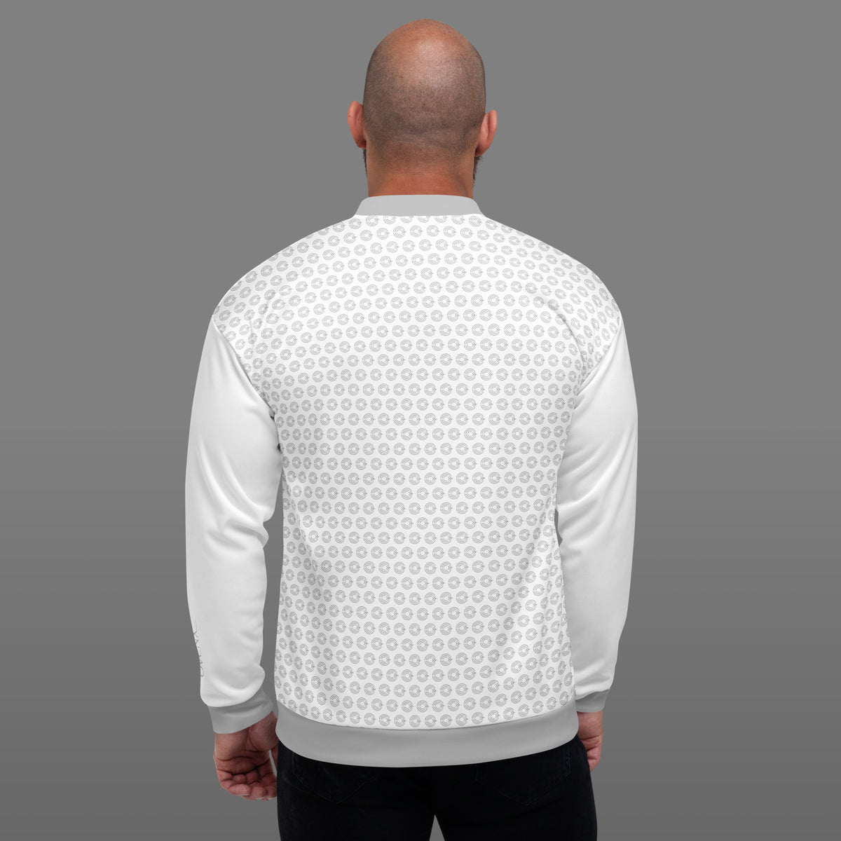 Flight Pattern Arctic White Bomber Jacket
