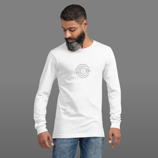 Flight Pattern Arctic White Long Sleeve T-shirt