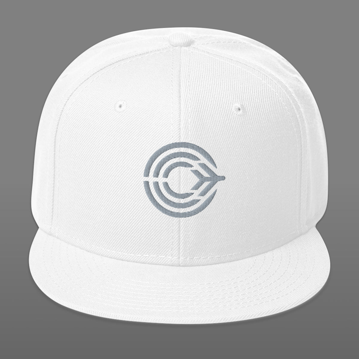 Flight Pattern Arctic White Snapback Hat