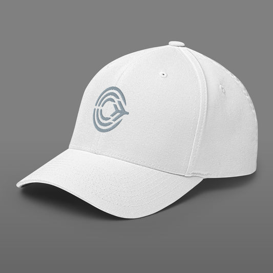 Flight Pattern Arctic White Structured Twill Flexfit Cap
