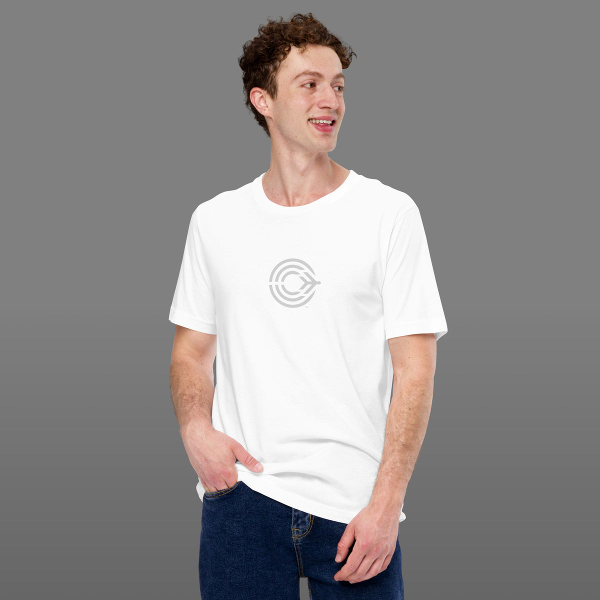 Flight Pattern Arctic White T-Shirt