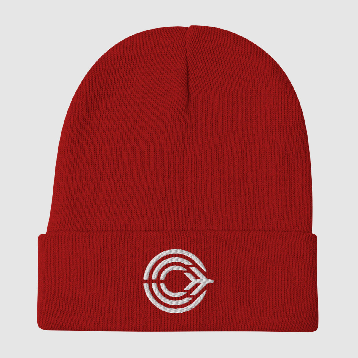 Flight Pattern Embroidered Beanie