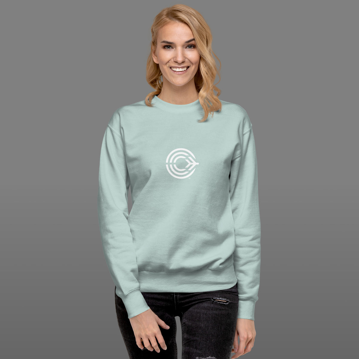 Flight Pattern Premium Sweatshirt for Women