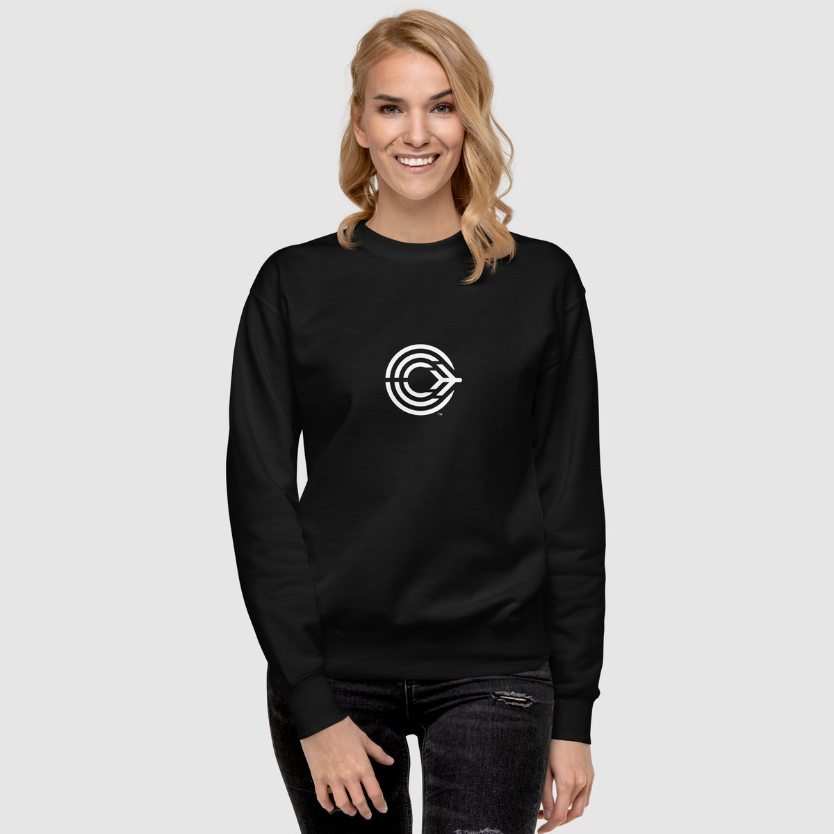 Flight Pattern Premium Sweatshirt for Women