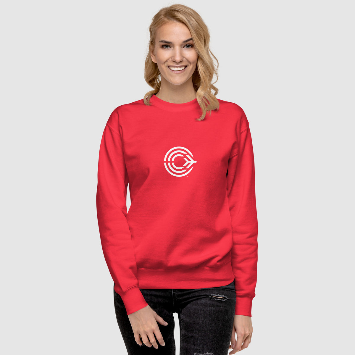 Flight Pattern Premium Sweatshirt for Women