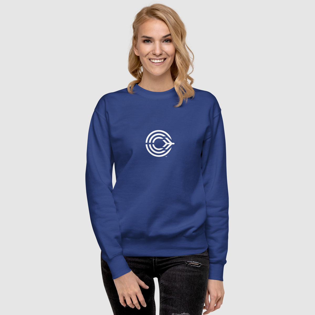 Flight Pattern Premium Sweatshirt for Women