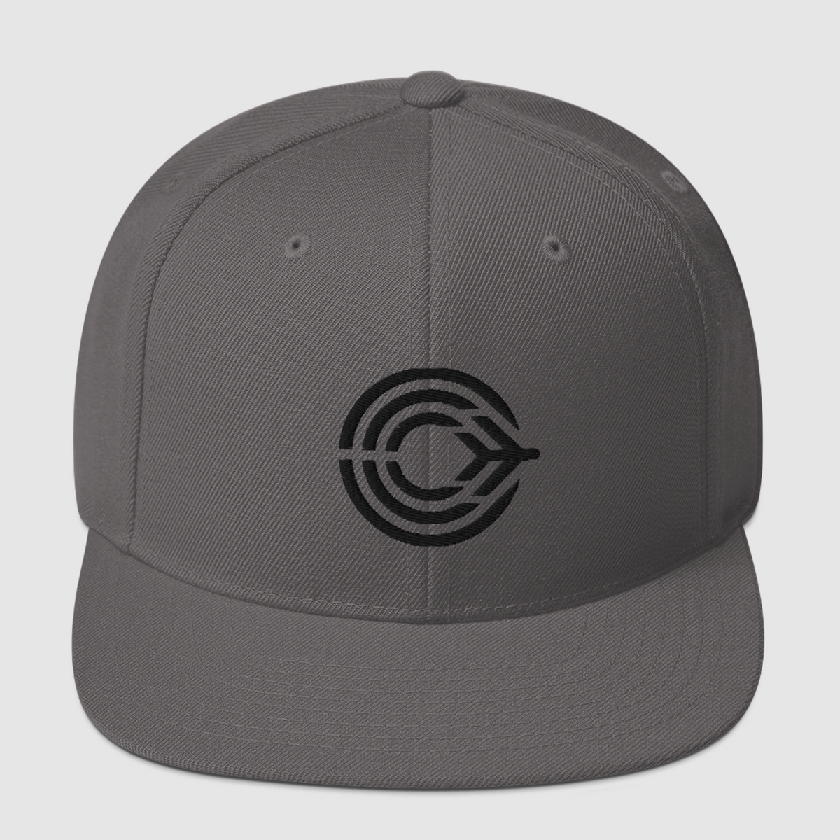 Flight Pattern Subdued Snapback Hat w/ Black Logo