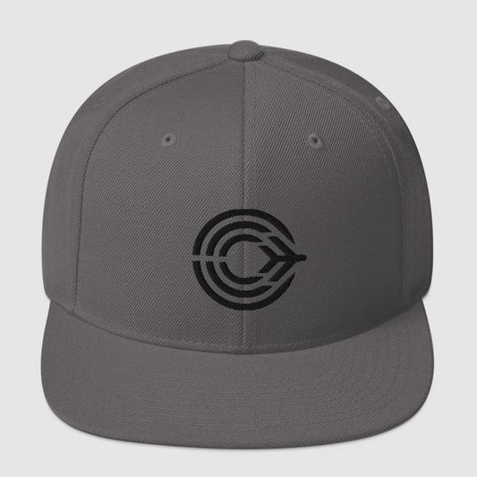 Flight Pattern Subdued Snapback Hat w/ Black Logo