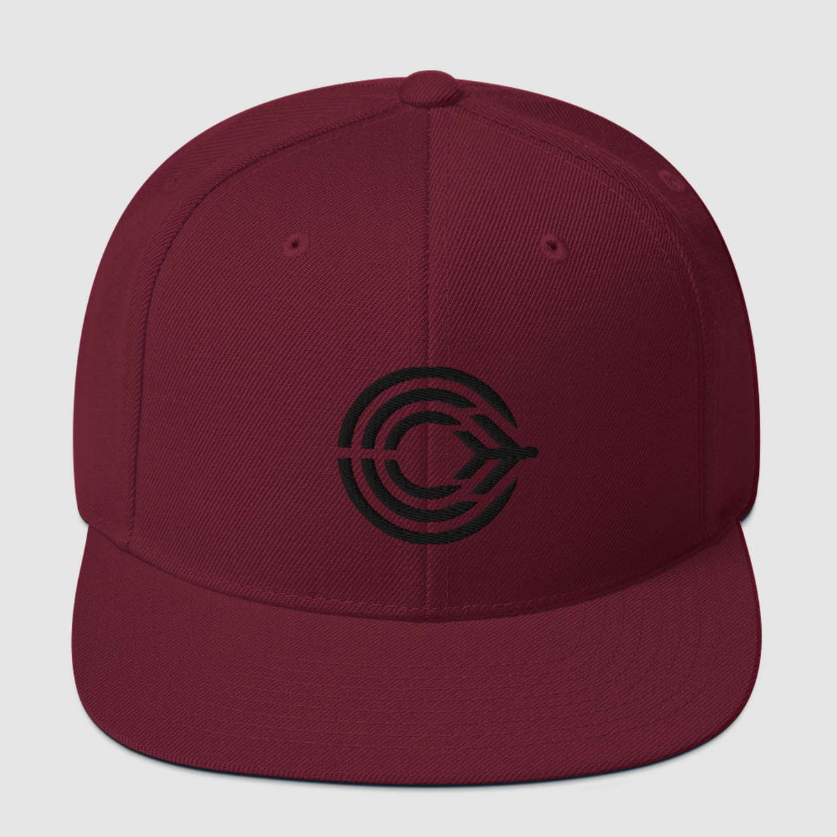 Flight Pattern Subdued Snapback Hat w/ Black Logo