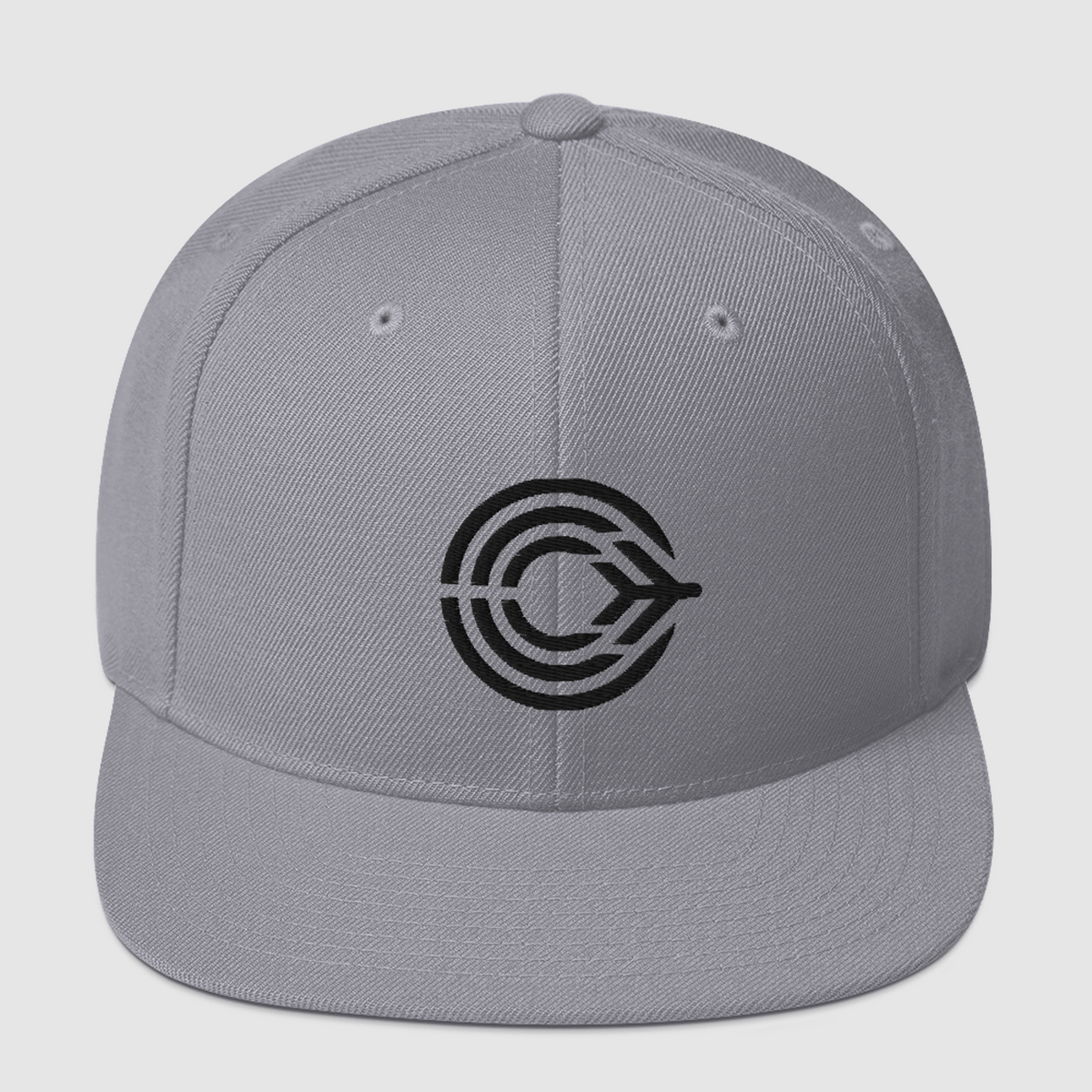 Flight Pattern Subdued Snapback Hat w/ Black Logo