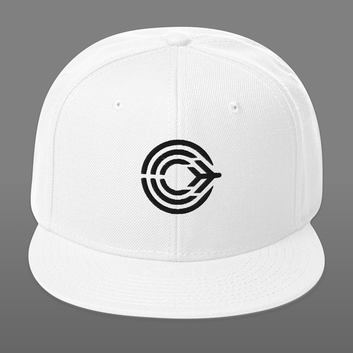 Flight Pattern White Snapback Hat