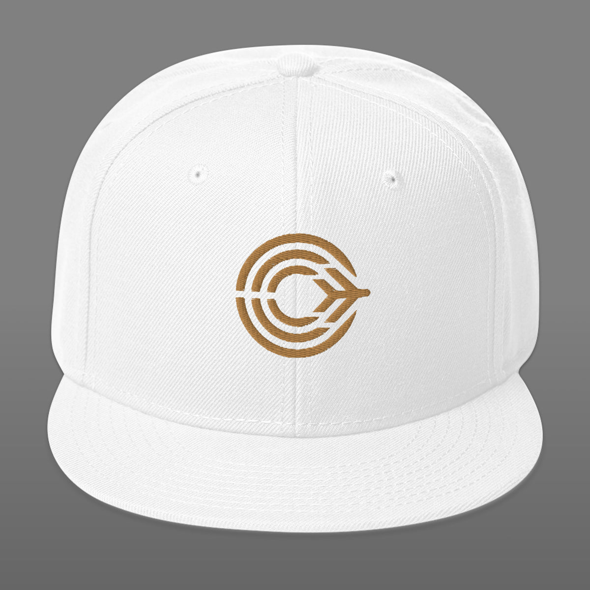 Flight Pattern White Snapback Hat