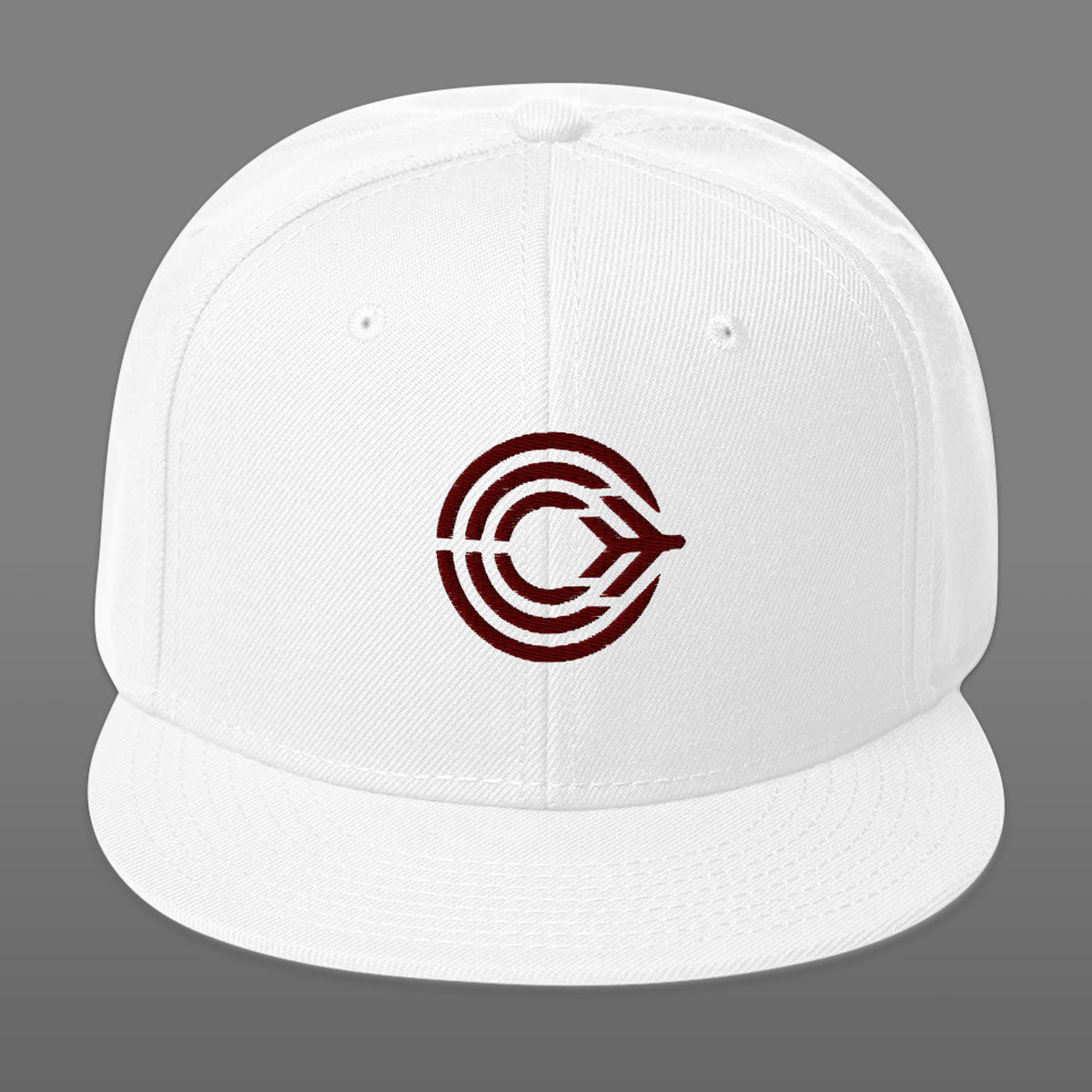 Flight Pattern White Snapback Hat