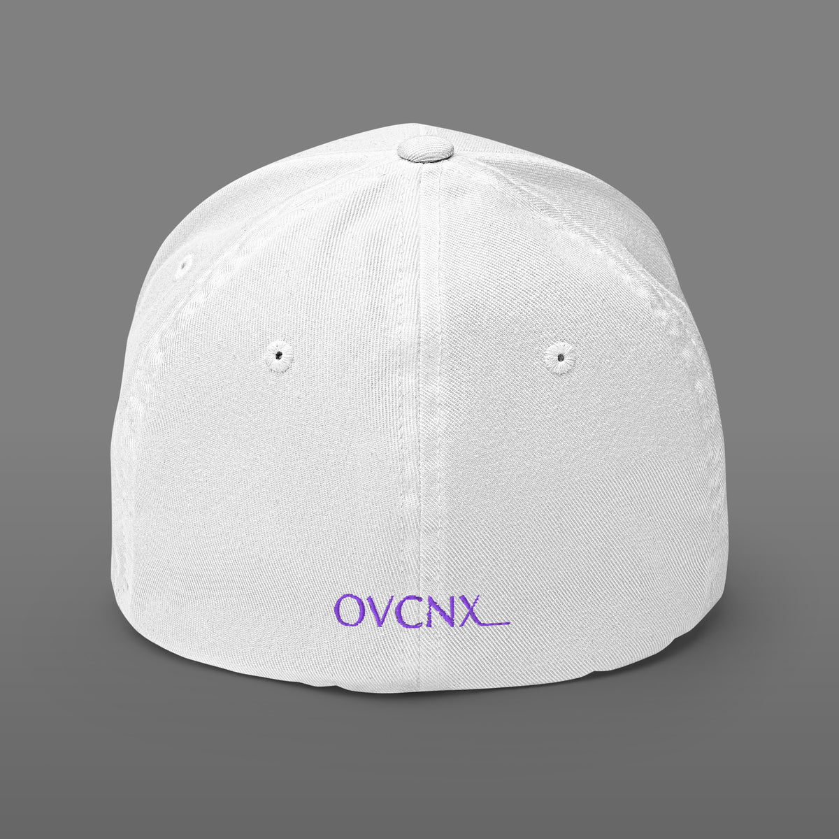 Flight Pattern White Structured Twill Flexfit Cap