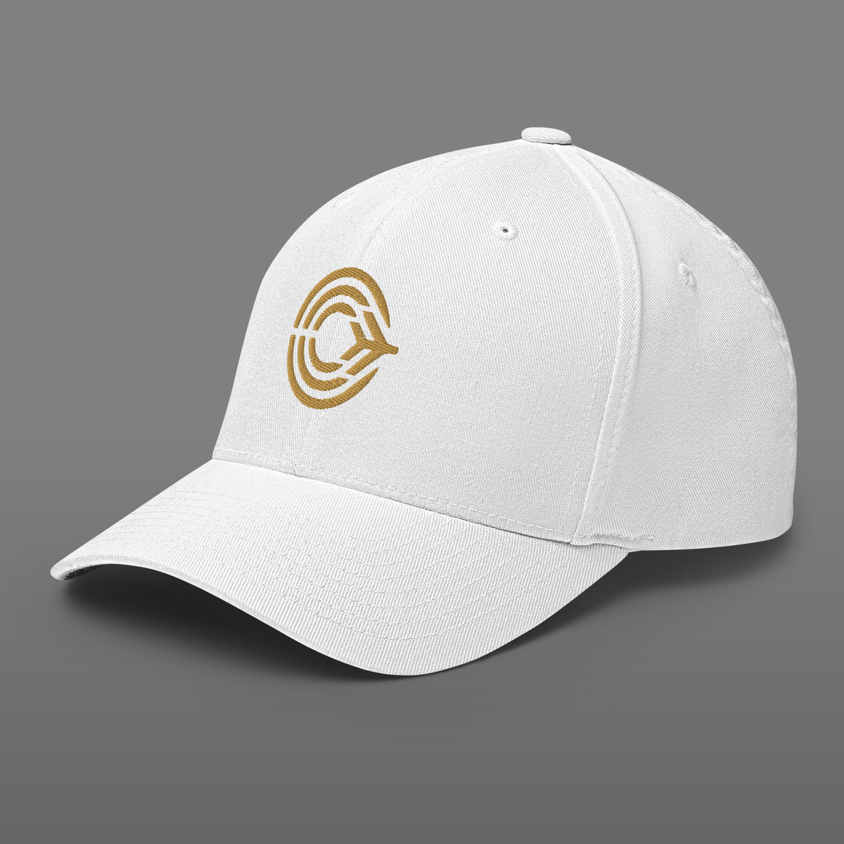 Flight Pattern White Structured Twill Flexfit Cap