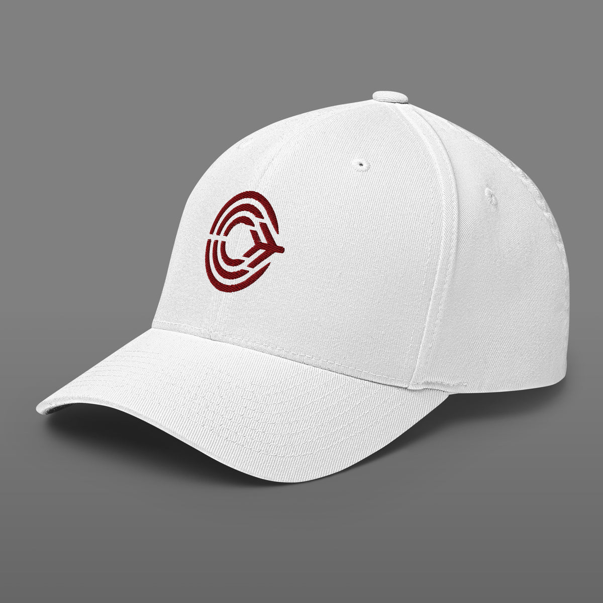 Flight Pattern White Structured Twill Flexfit Cap