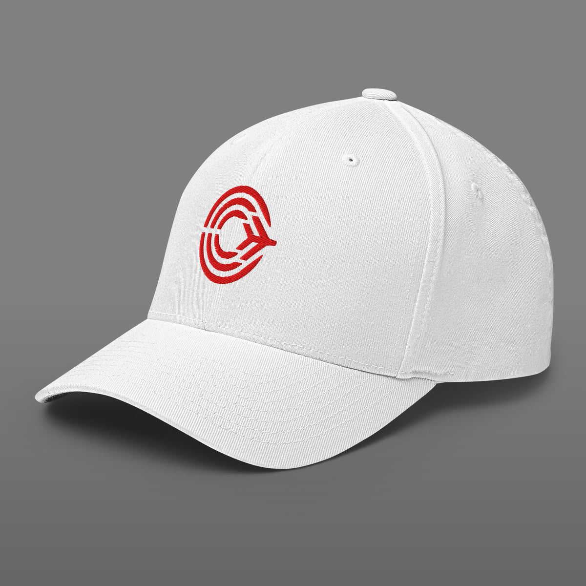 Flight Pattern White Structured Twill Flexfit Cap