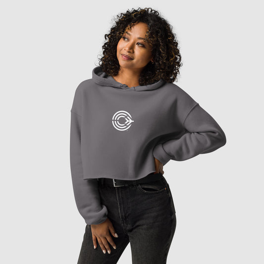 Flight Pattern Women's Cropped Hoodie