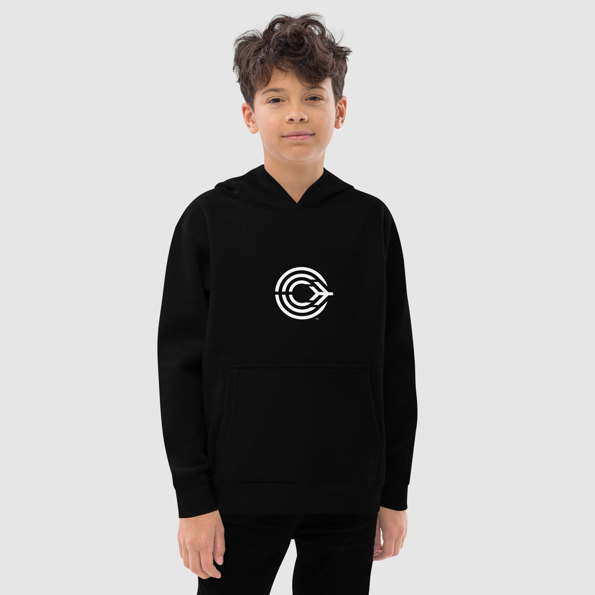 Flight Pattern Youth Fleece Hoodie