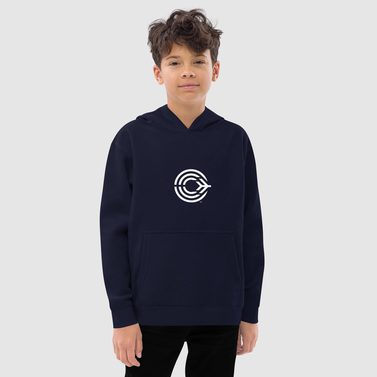 Flight Pattern Youth Fleece Hoodie