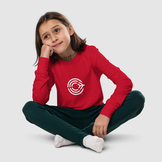 Flight Pattern Youth Long Sleeve T-shirt