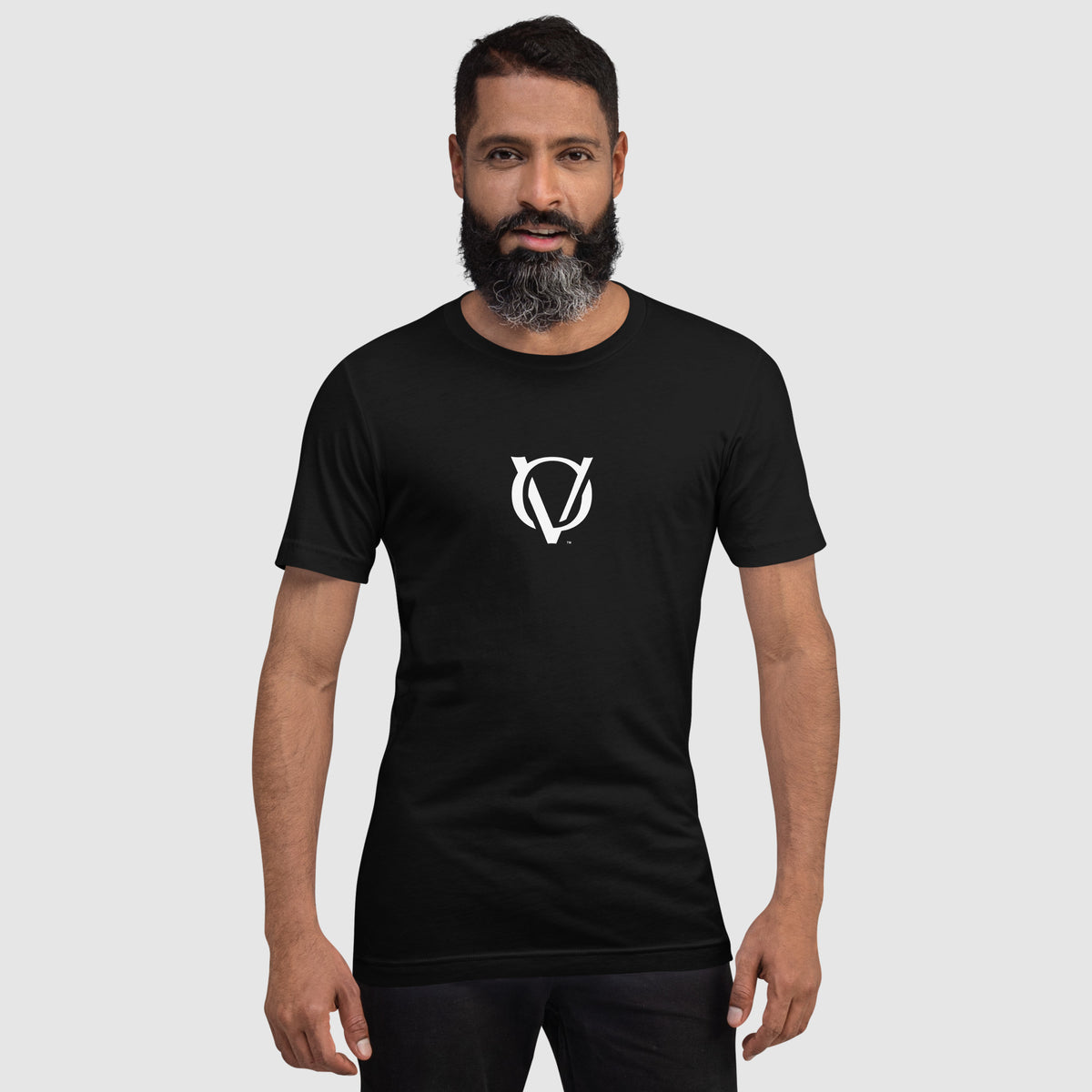 OV Insignia Black T-shirt w/ White Logo