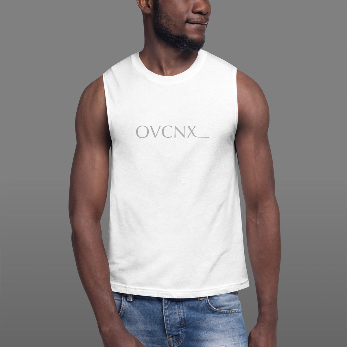 OVCNX Arctic White Muscle Shirt