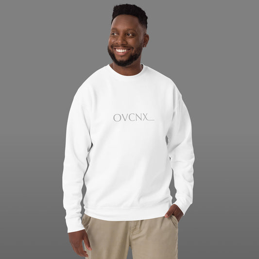 OVCNX Arctic White Premium Sweatshirt