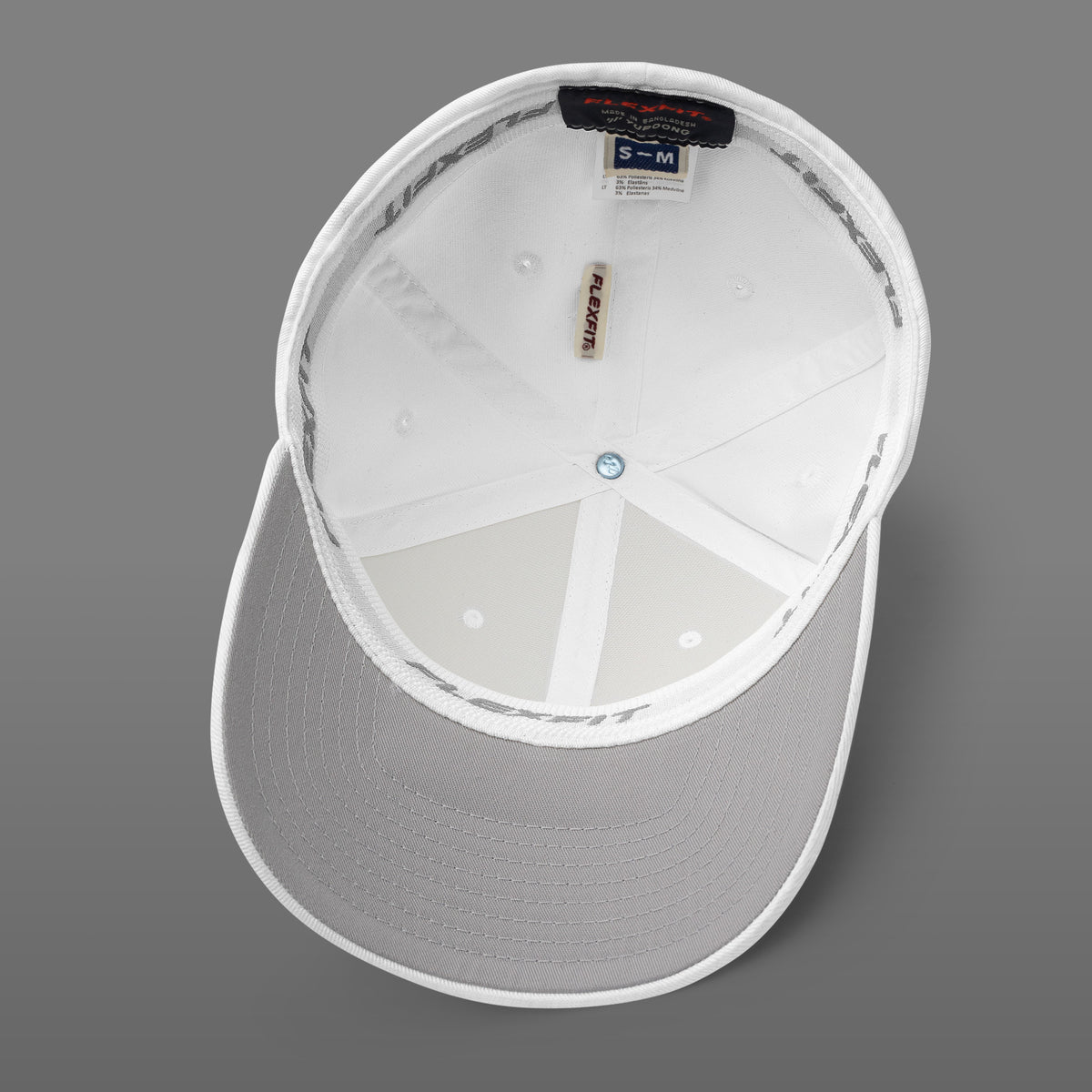 OVCNX Arctic White Structured Twill Flexfit Cap