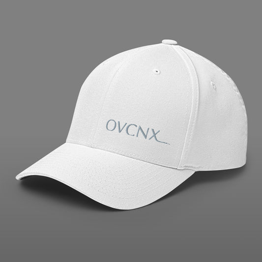 OVCNX Arctic White Structured Twill Flexfit Cap