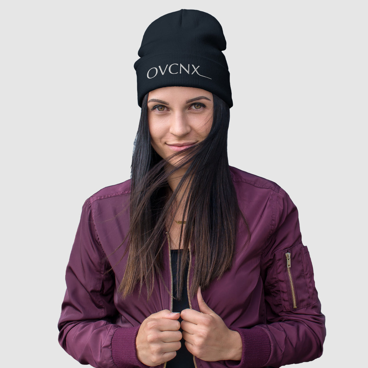 OVCNX Embroidered Beanie