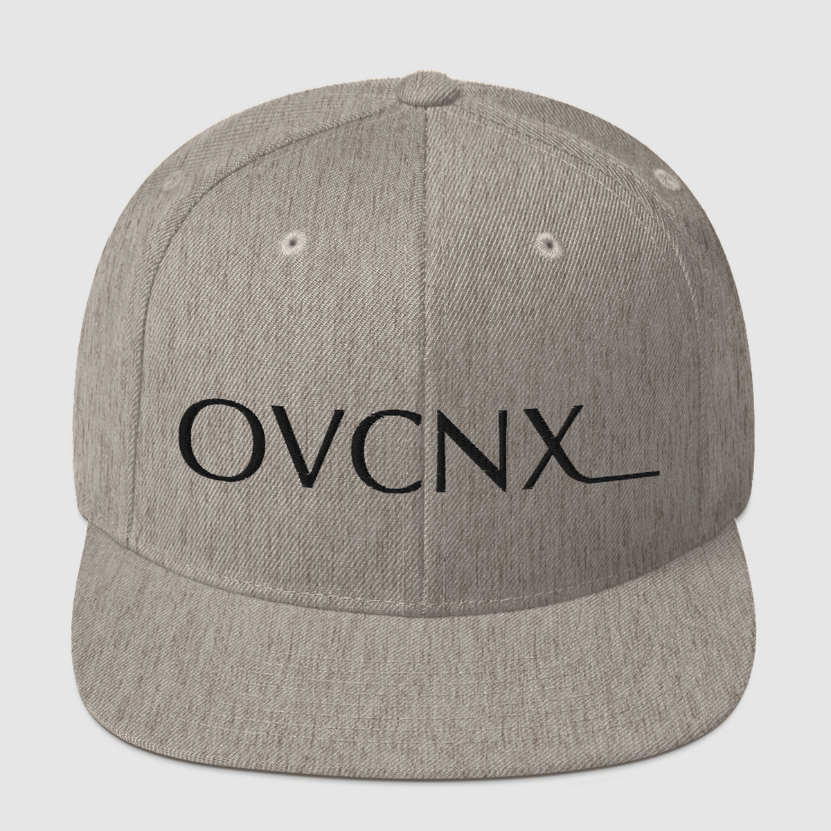 OVCNX Subdued Snapback Hat w/ Black Logo