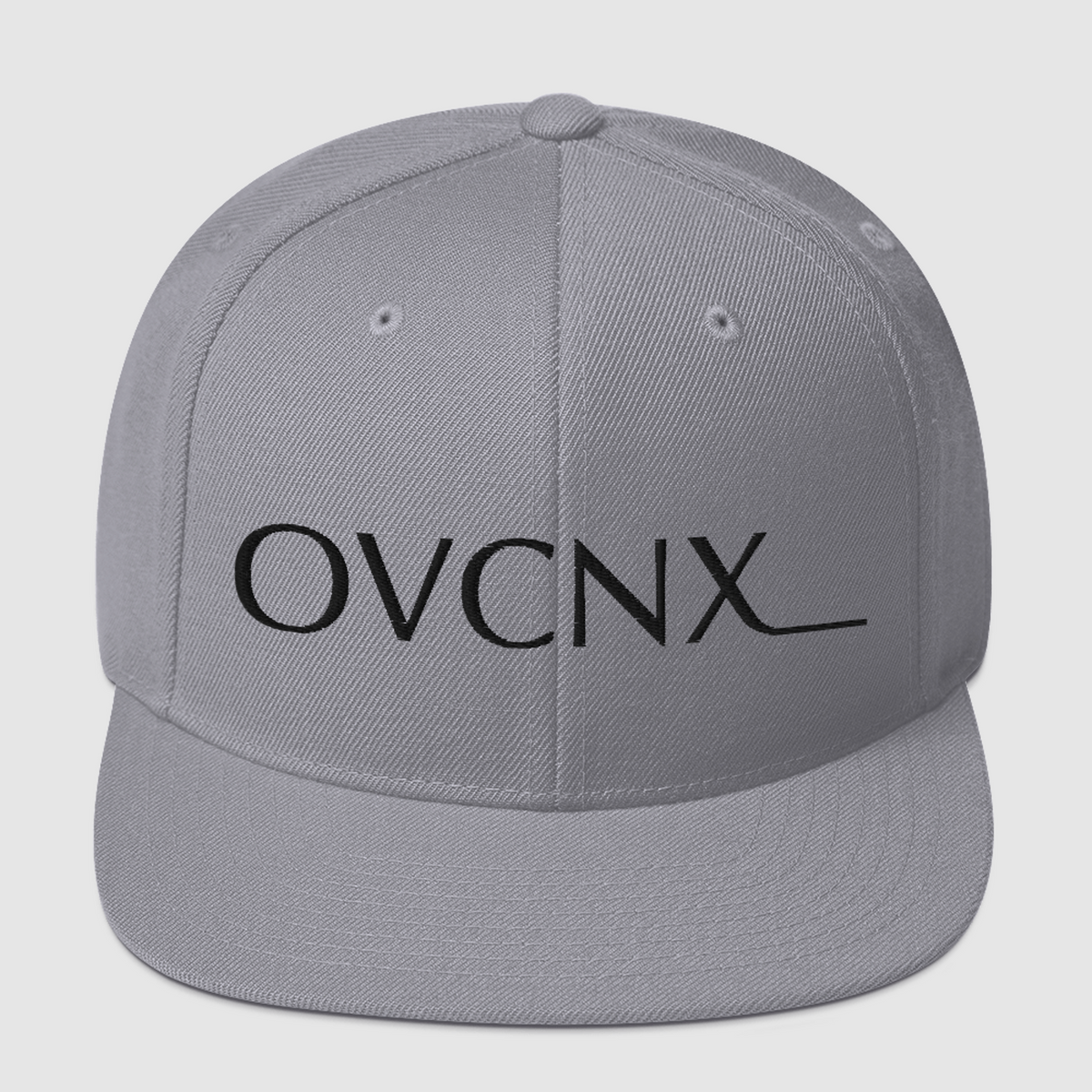 OVCNX Subdued Snapback Hat w/ Black Logo