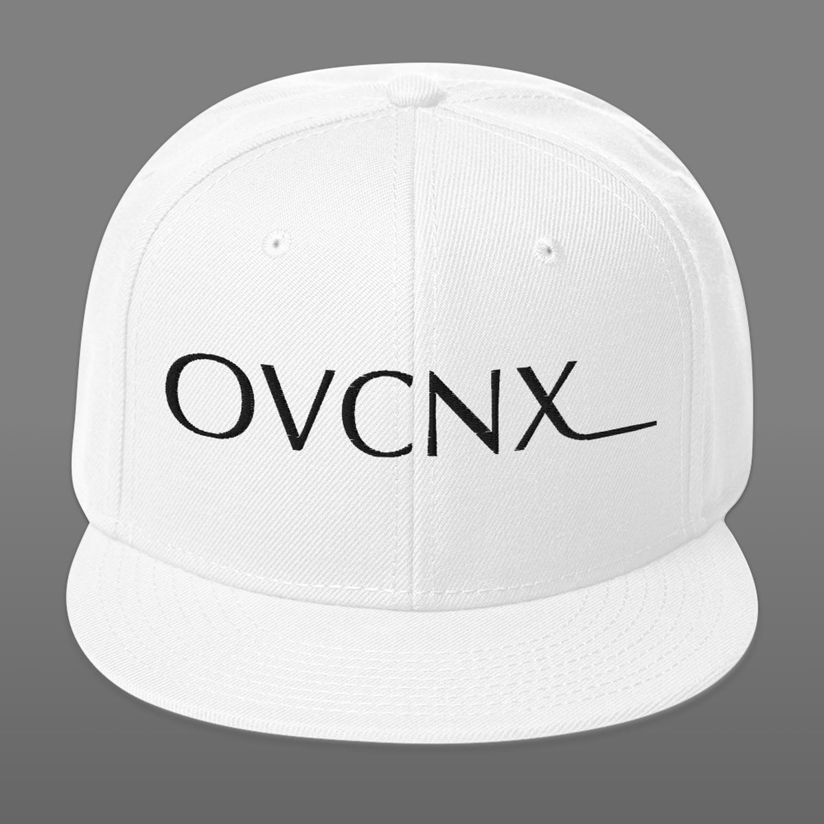 OVCNX White Snapback Hat