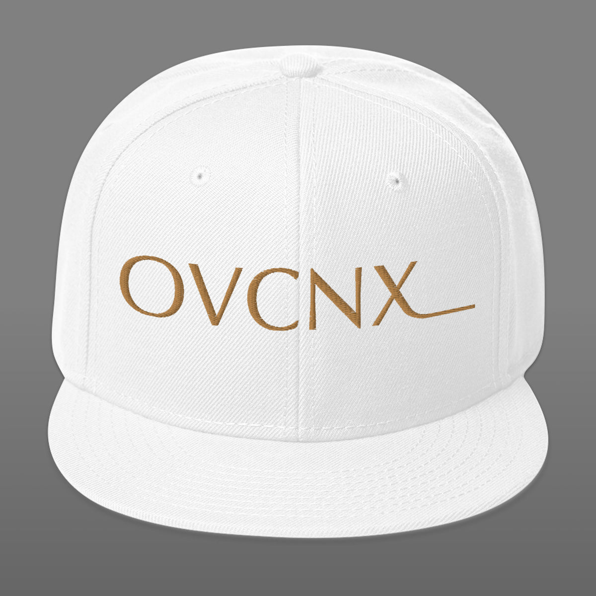 OVCNX White Snapback Hat