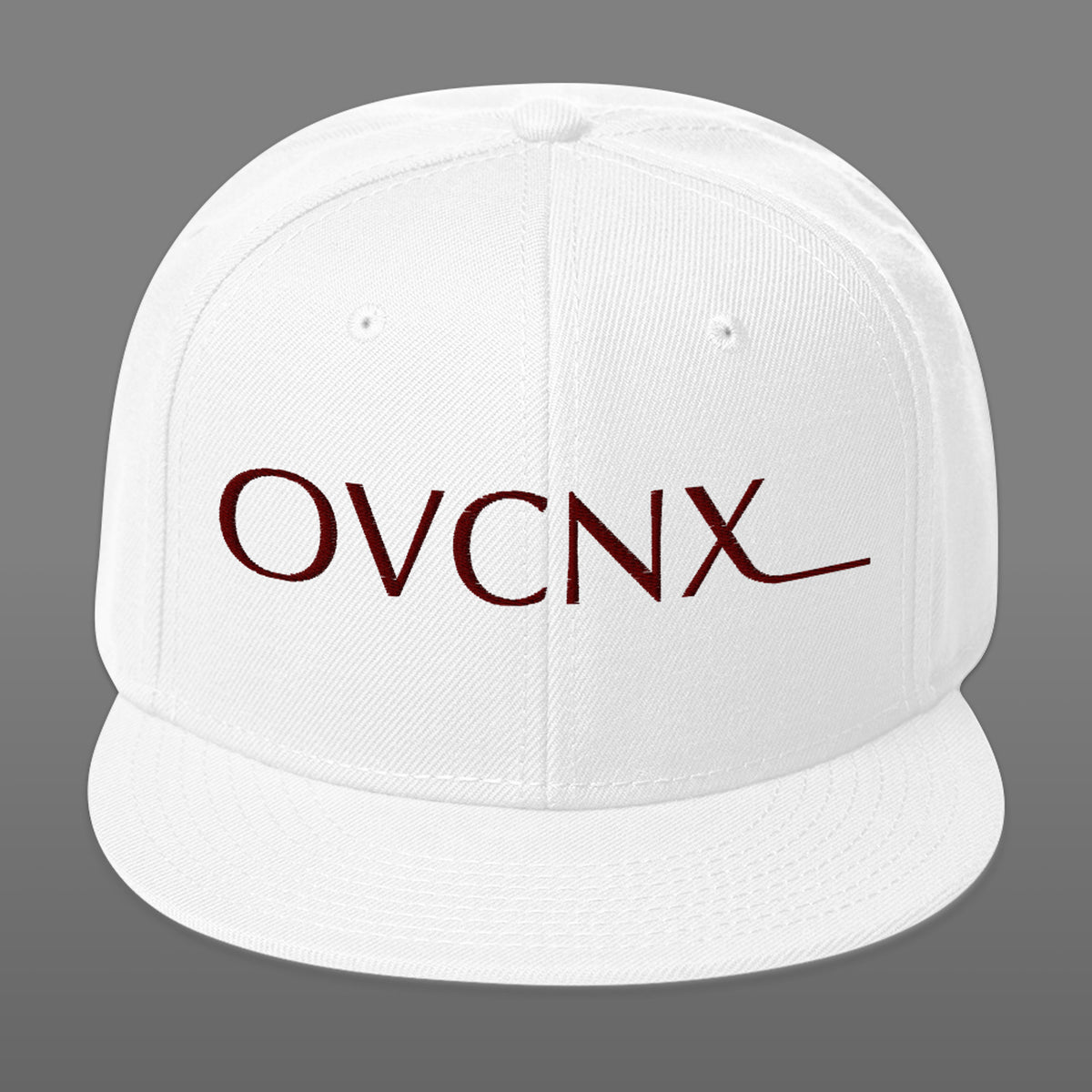 OVCNX White Snapback Hat