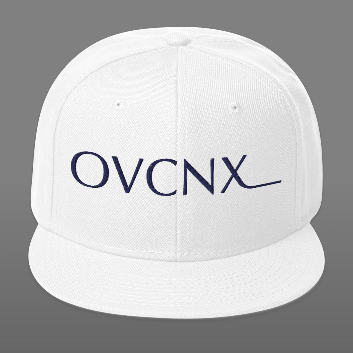 OVCNX White Snapback Hat