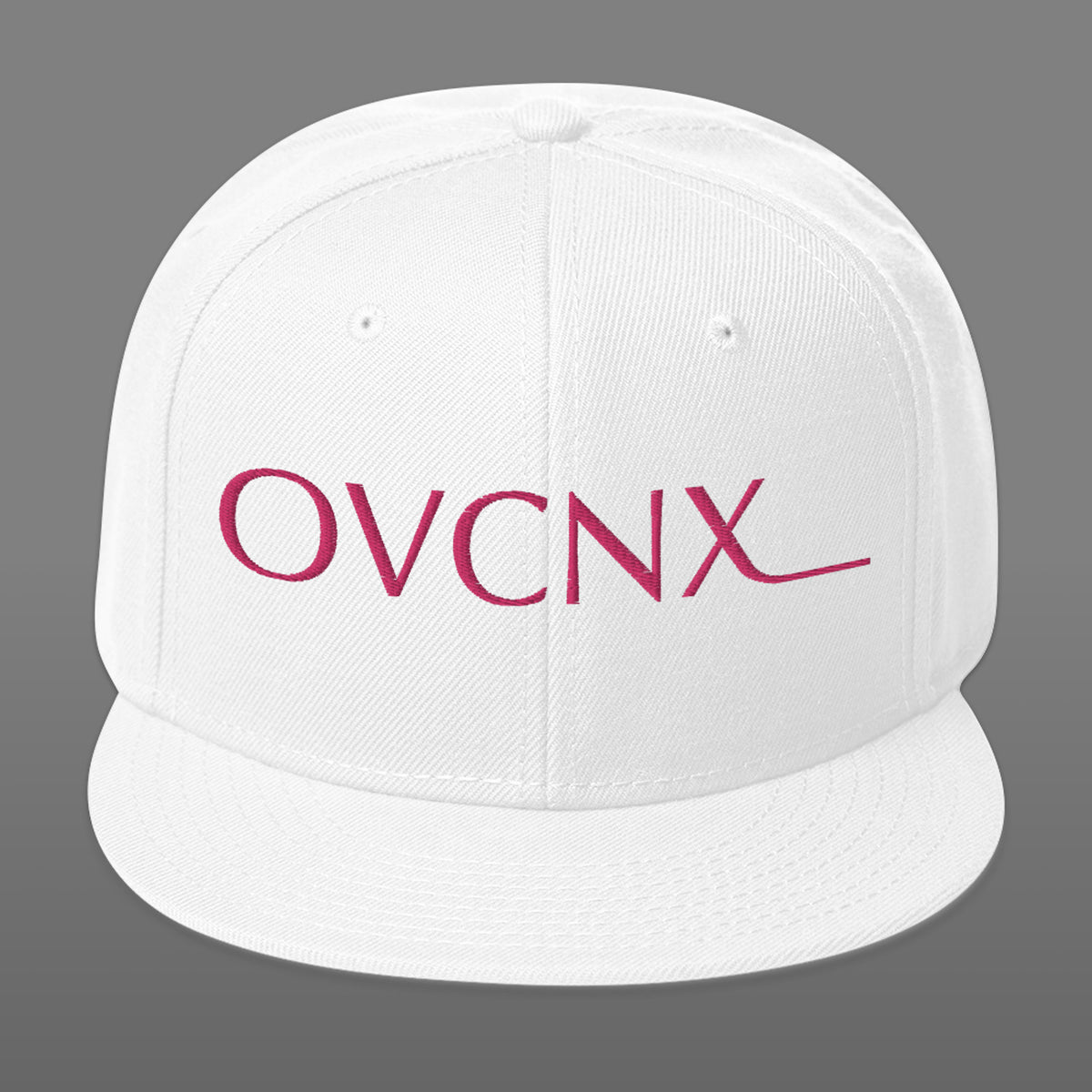 OVCNX White Snapback Hat