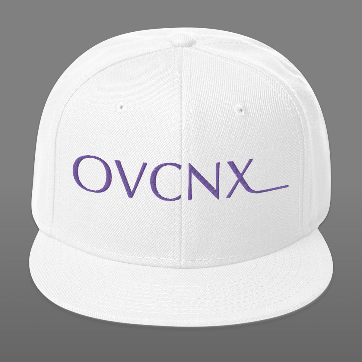 OVCNX White Snapback Hat