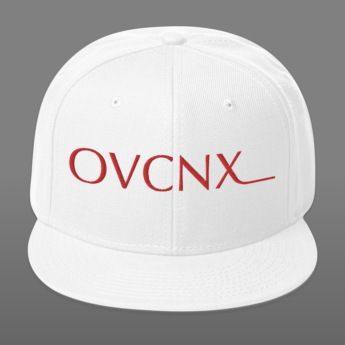 OVCNX White Snapback Hat