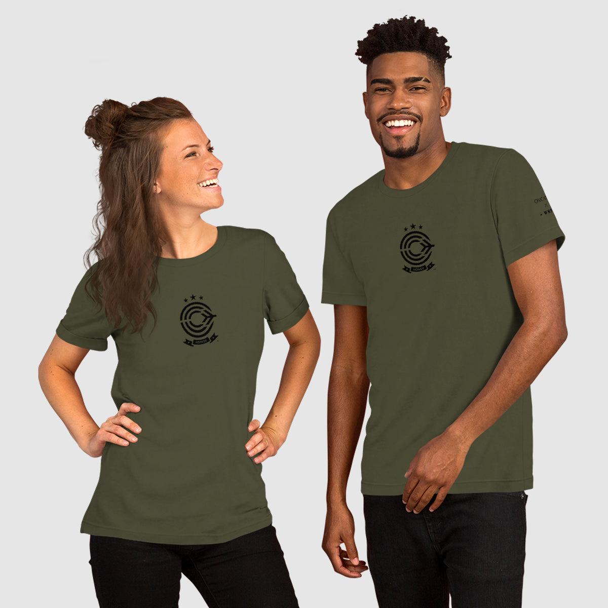 Warrior Flights Subdued Military Green T-shirt ~ for Charity