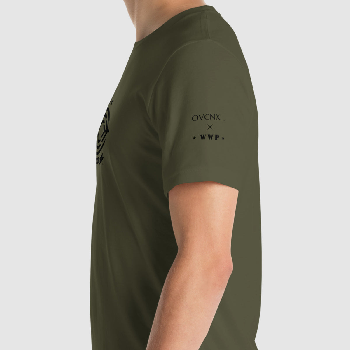 Warrior Flights Subdued Military Green T-shirt ~ for Charity